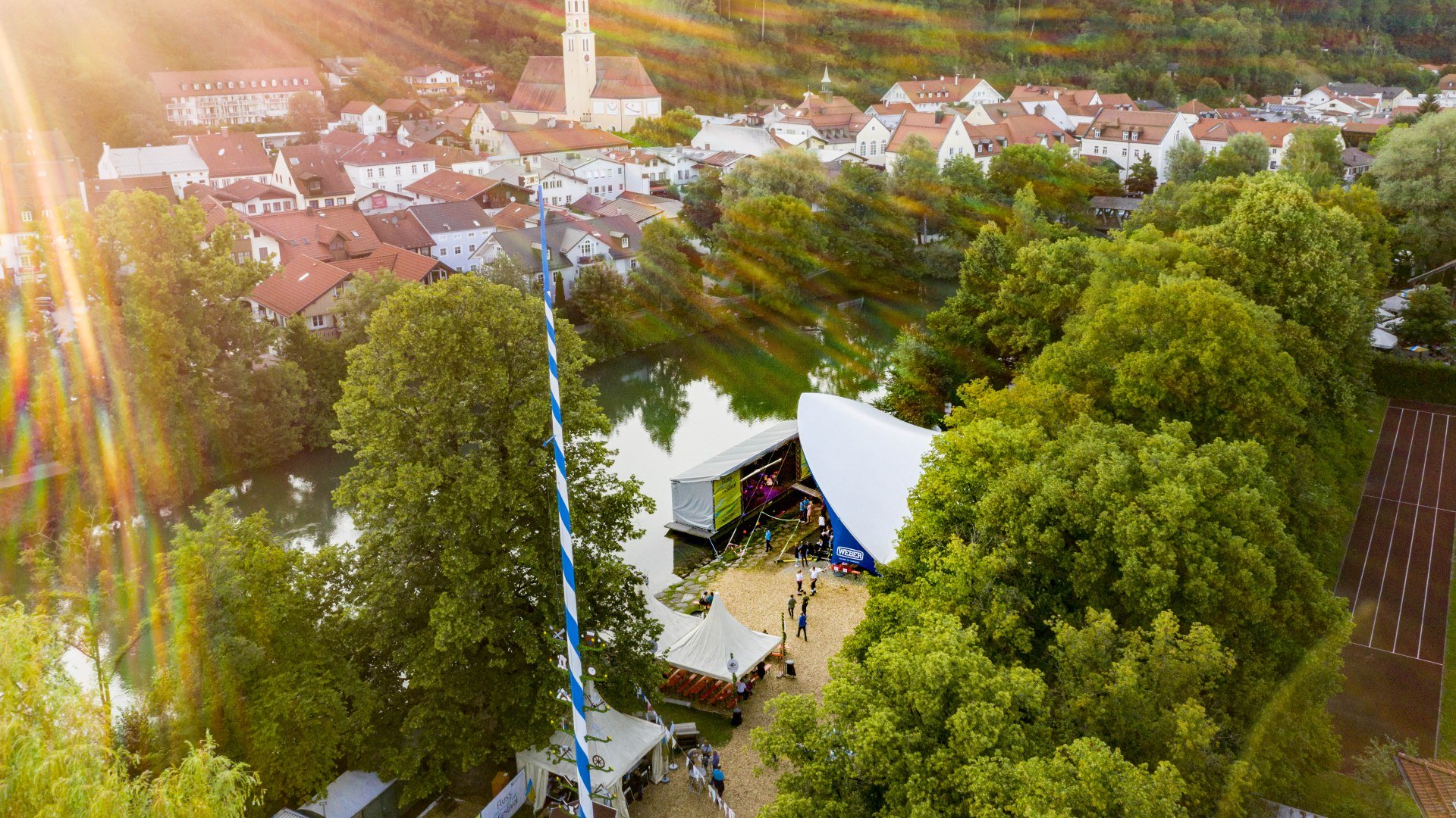 Flussfestival Wolfratshausen, © Stadt Wolfratshausen, Fotograf: Adrian Greiter