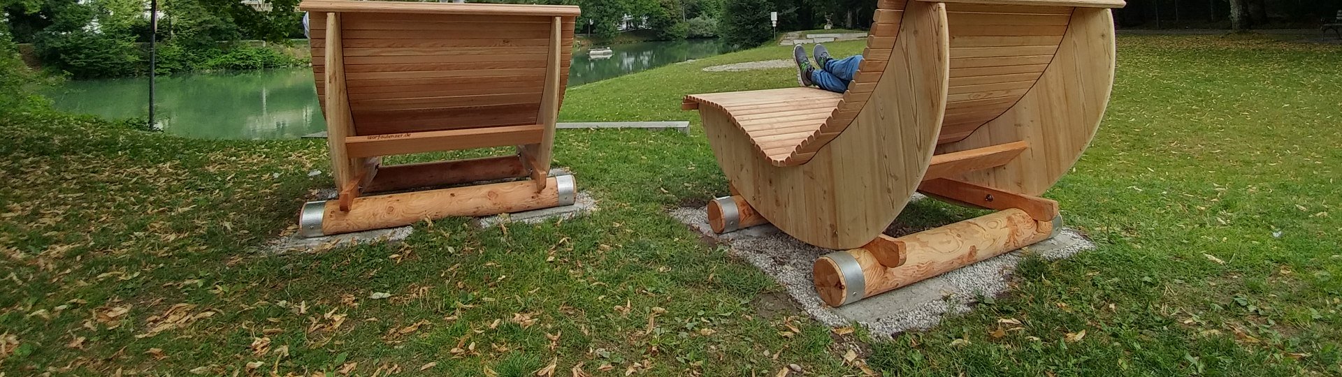 Blick über die Loisach, © Stadt Wolfratshausen